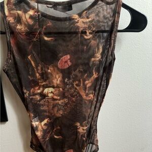 Pretty Little Thing Mesh Bodysuits